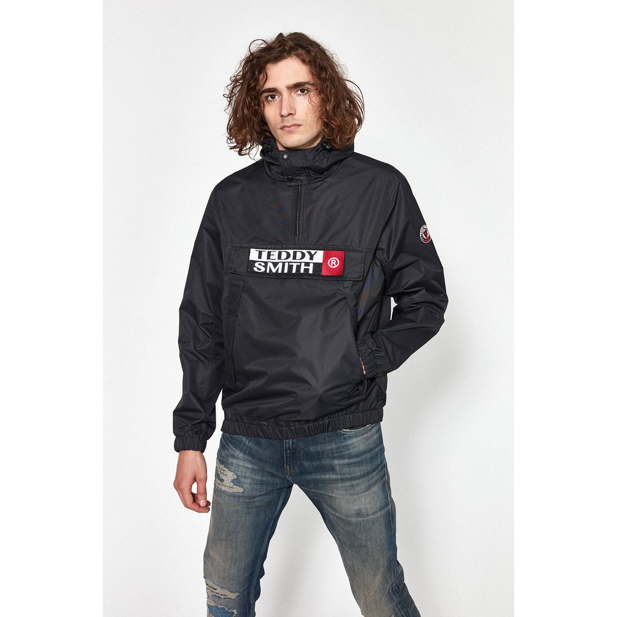 Teddy Smith Julian Noir Blouson jr Vestes demie Saison Teddy Smith Julian Noir Blouson jr Vestes demie Saison